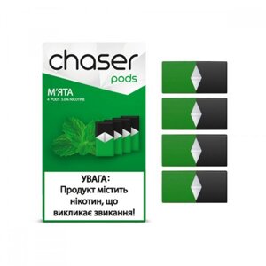 Змінний Картридж для JUUL Chaser Pods Mint 1 шт (Original) ( арт. 1029)