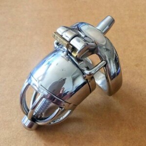Stainless Steel Male Chastity Device / Stainless Steel Chastity Cage ZC088 в Києві от компании Elektromax