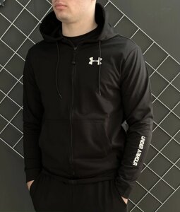 Демісезонна кофта на змійці чорна Under Armour (двонитка) RD145 в Києві от компании Elektromax