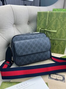 Крос-боді сірий Gucci GG Supreme Small c840 в Києві от компании Elektromax