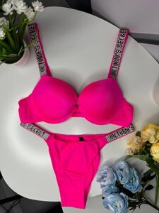 Комплект жіночий Victoria’s Secret Rhinestone Pink kk048 в Києві от компании Elektromax