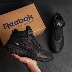 Зимові шкіряні ботинки  Reebok  чорні в Києві от компании Elektromax