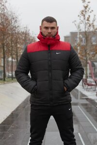 Куртка зимова чоловіча "Frost" Nike червоно-чорна (1591263866)