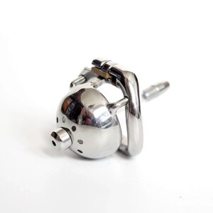 2017 New Stainless Steel Male Chastity Device / Stainless Steel Chastity Cage ZS077 в Києві от компании Elektromax