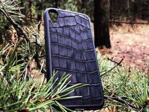 Чохол для (Iphone 10XR) alligator black