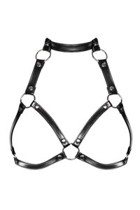 Портупея на груди Obsessive A740 harness black O/S, штучна шкіра в Києві от компании Elektromax