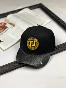 Кепка Fendi black yellow logo с018