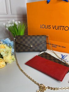 Жіноча Клатч Louis Vuitton felicie damier ebene wb036 в Києві от компании Elektromax