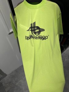 Футболка зелена Balenciaga layered sports neon f642 в Києві от компании Elektromax