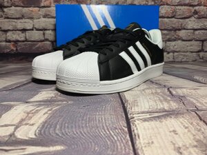 Чоловічі кросівки Adidas Superstar ( Чорні )