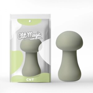 Вібростимулятор для жінок 3D Design Mushroom Gray Green в Києві от компании Elektromax