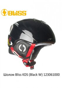 Шолом гірськолижний дитячий Bliss KDS (Black W Visor Black) S/M 46-53 Чорний 123061000 в Києві от компании Elektromax