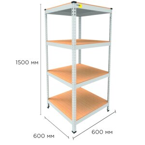 Металевий стелаж MRL-1500 ( 600x600) білий в Києві от компании Elektromax