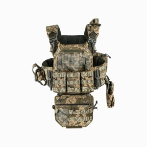 Плитоноска швидкого скидання GEN. 2 Pro Cordura 1000D + 9 підсумків піксель в Києві от компании Elektromax