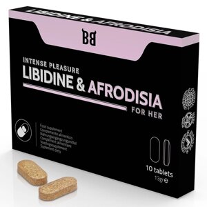 Препарат для жінок Blackbull Libidine Afrodisia Intense Pleasure, 10 таблетки в Києві от компании Elektromax