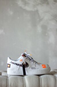 Nike Air Force "Just Do It" Білий з вставками