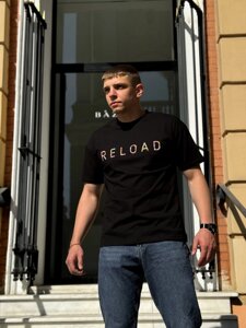 Футболка  Reload - inColor, чорна в Києві от компании Elektromax