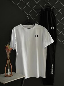 Штани чорні Under Armour (двонитка) + футболка біла Under Armour в Києві от компании Elektromax