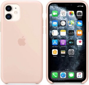 Силіконова накладка - Silicone case Apple iPhone 11 - Рожева