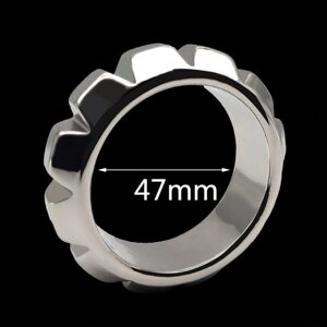 Stainless Steel Cock Ring with gearwheel Large в Києві от компании Elektromax