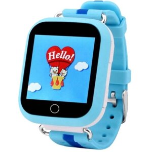 Дитячий розумний годинник з GPS Smart baby watch Q750 Blue, смарт годинник-телефон з сенсорним екраном та іграми в Києві от компании Elektromax