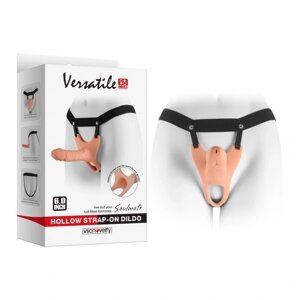 Страпон для пар Soulmate Unisex Silicone Hollow Strap-On 6 Inch в Києві от компании Elektromax