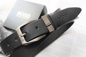 Шкіряний ремінь Hugo Boss black в Києві от компании Elektromax