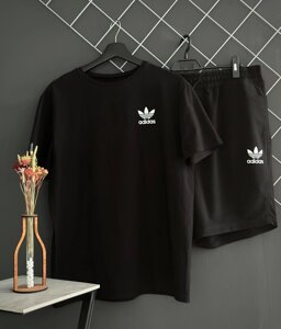 Шорти Adidas білий лого + футболка Adidas чорна RD180/RD212 в Києві от компании Elektromax