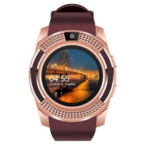 Розумні смарт-годинник Smart Watch V8. Колір: золотий