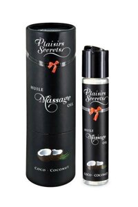 Масажна олія Plaisirs Secrets Coconut (59 мл) з афродизіаками, їстівна, подарункова упаковка в Києві от компании Elektromax