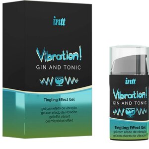 INTT - POWERFUL INTIMATE STIMULANT LIQUID VIBRATOR GEL GIN & TONIC 15ML в Києві от компании Elektromax