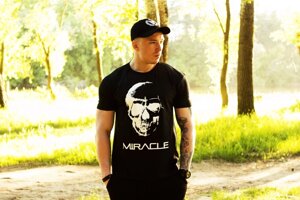 Футболка Miracle skull black в Києві от компании Elektromax