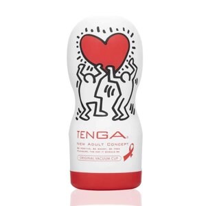 Мастурбатор Tenga Keith Haring Deep Throat Cup (глибоке горло) з вакуумною стимуляцією в Києві от компании Elektromax