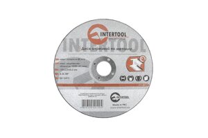 Диск відрізний по металу Intertool - 150 х 2,0 х 22,2 мм 10 шт.