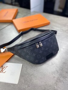 Поясна сумка сіра Louis Vuitton Discovery із канви Monogram Eclipse c595