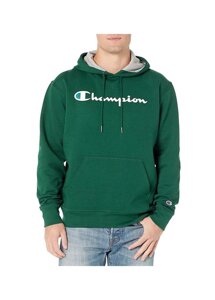 Толстовка чоловіча Champion Powerblend Fleece Pullover Hoodie 3 S Green (HBGF89H-3-S) в Києві от компании Elektromax