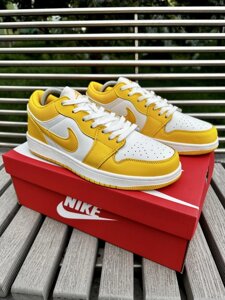 Кросівки Nike Air Jordan 1 low (yellow)