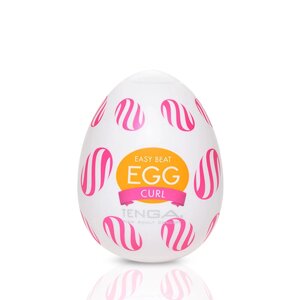 Мастурбатор-яйце Tenga Egg Curl з рельєфом із шишечок в Києві от компании Elektromax