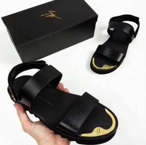 Босоніжки Zanotti 290-10 black-gold в Києві от компании Elektromax