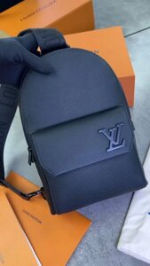 Сумка-слінг чорна Louis Vuitton Pilot c822 в Києві от компании Elektromax