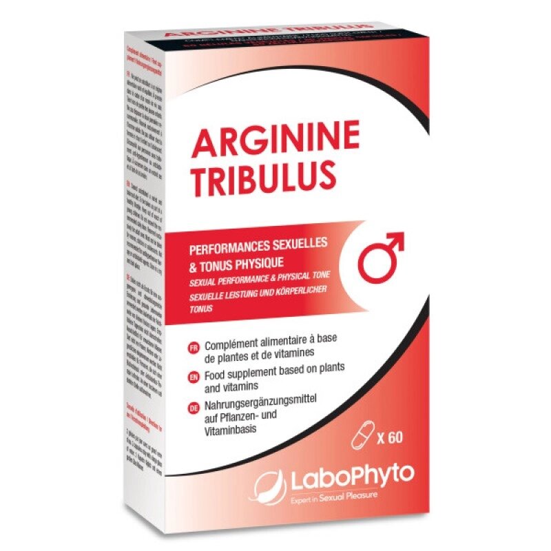 Підвищення сексуальної активності для чоловіків Arginine Tribulus, 60 капсул від компанії Elektromax - фото 1