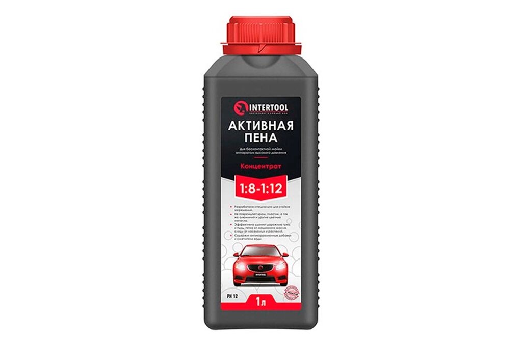 Піна активна Intertool - 1л x 1:8-1:12 концентрат 1 шт. від компанії Elektromax - фото 1