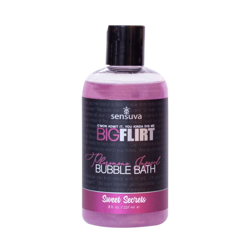 Піна для ванни Sensuva — Big Flirt Pheromone Bubble Bath — Sweet Secrets (237 мл) від компанії Elektromax - фото 1