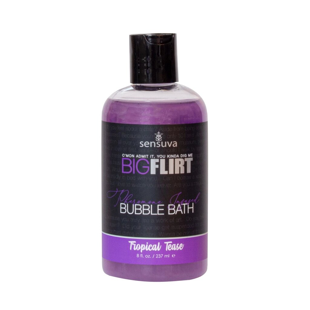 Піна для ванни Sensuva — Big Flirt Pheromone Bubble Bath — Tropical Tease (237 мл) від компанії Elektromax - фото 1