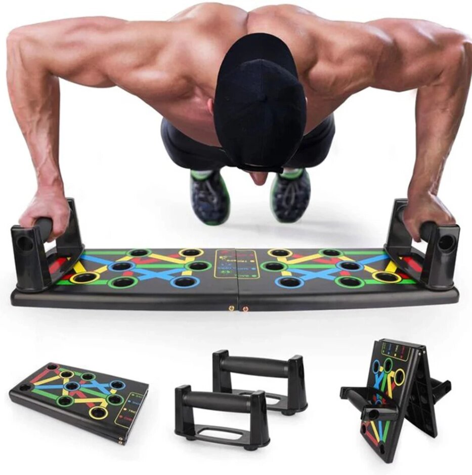 Платформа для віджимань push up rack board, дошка для віджимань push up board від компанії Elektromax - фото 1