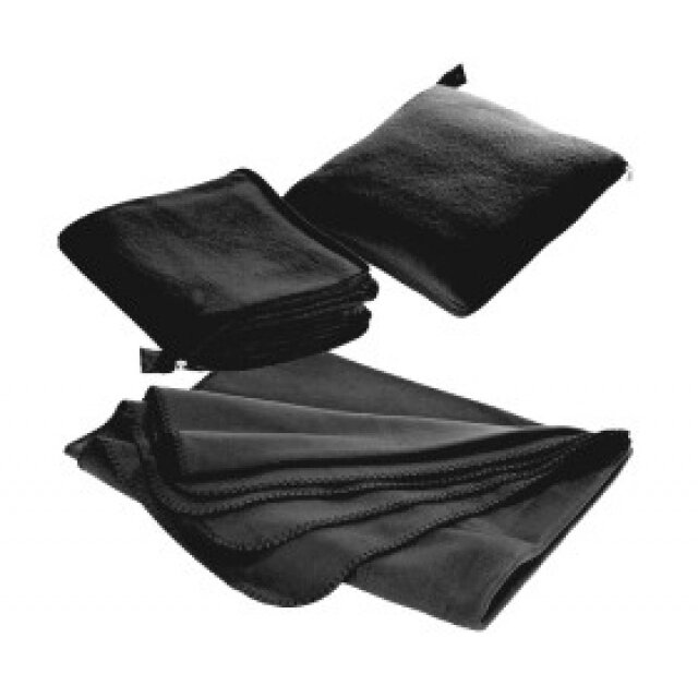 Плед - подушка 2 в 1 RADCLIFF (чорний, 31 x 30 x 7,5 см) від компанії Elektromax - фото 1