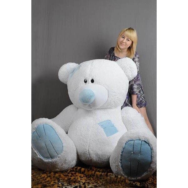 Плюшевий ведмідь "Гриша" Білий 250 см від компанії Elektromax - фото 1