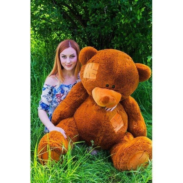 Плюшевий ведмідь "Гриша" Коричневий 150 см від компанії Elektromax - фото 1