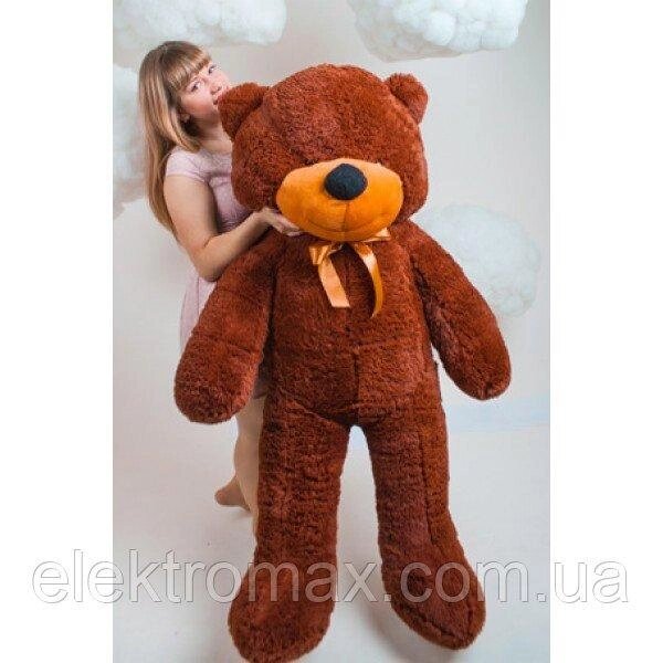 Плюшевий ведмідь "Нестор" Шоколадний 160 см від компанії Elektromax - фото 1