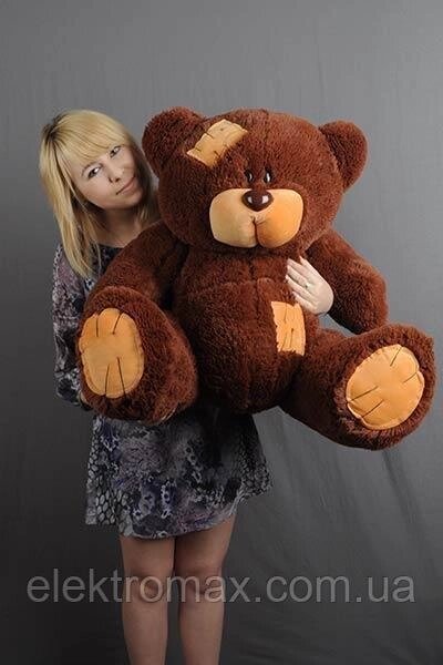 Плюшевий ведмідь Теодор 100 см шоколадний від компанії Elektromax - фото 1